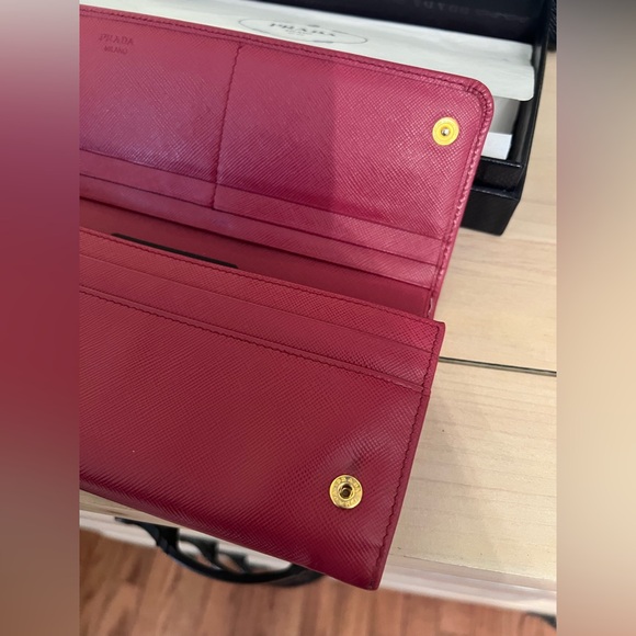 Prada Saffiano Leather Continental Wallet - Picture 12 of 15